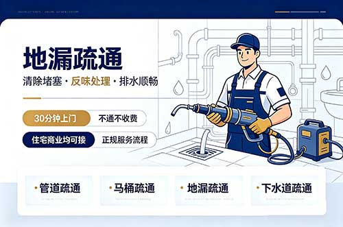 辽阳地漏疏通